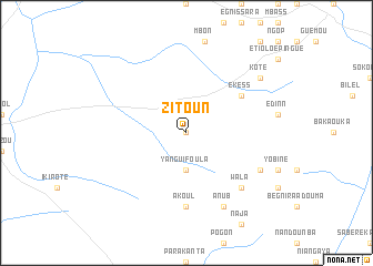 map of Zitoun