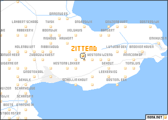 map of Zittend