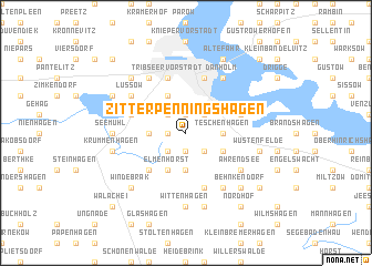 map of Zitterpenningshagen