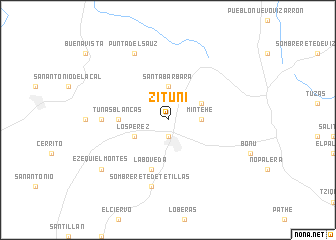 map of Zituní