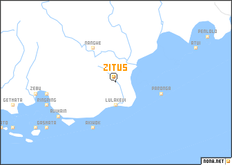 map of Zitus
