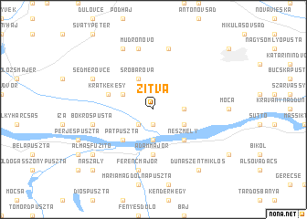 map of Žitva