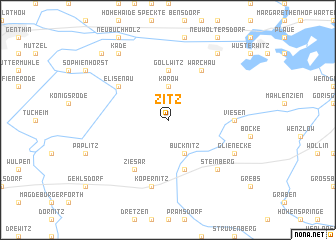 map of Zitz