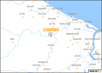 map of Ziuanan