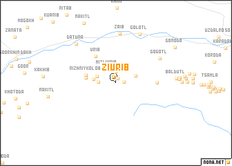 map of Ziurib