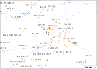 map of Zīvaj