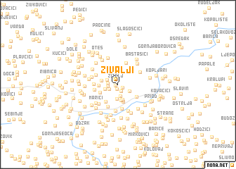 map of Živalji