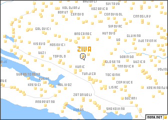map of Živa
