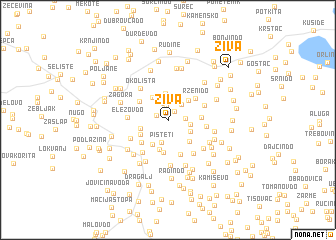 map of Živa