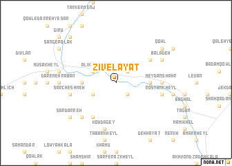 map of Zīvelāyat