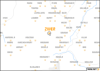 map of Ziver