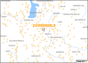 map of Živina Mahala