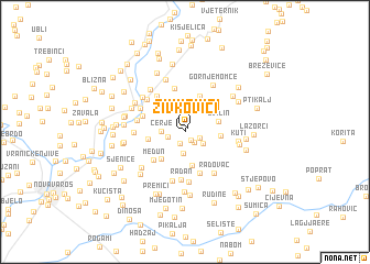 map of Živkovići
