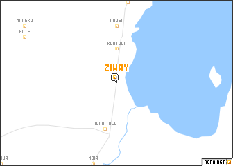 map of Ziway