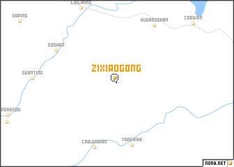 map of Zixiaogong