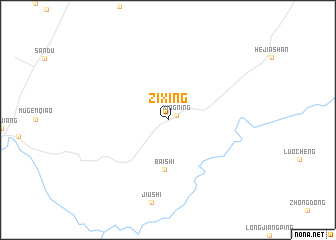 map of Zixing