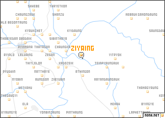 map of Ziyaing