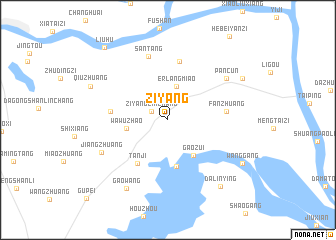 map of Ziyang