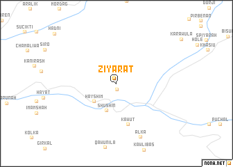 map of Ziyārat