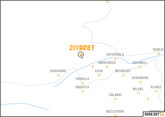 map of Ziyaret