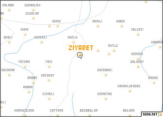 map of Ziyaret