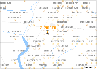 map of Zizingen