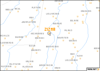 map of Zizma