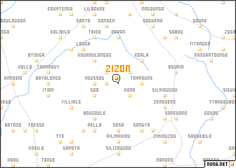 map of Zizon