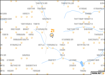map of Zi