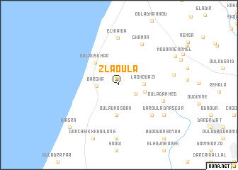 map of Zlaoula