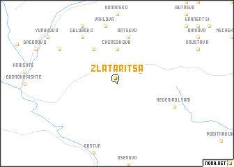 map of Zlataritsa