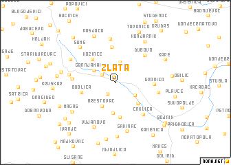map of Zlata