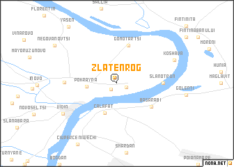 map of Zlaten Rog
