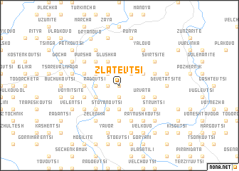 map of Zlatevtsi