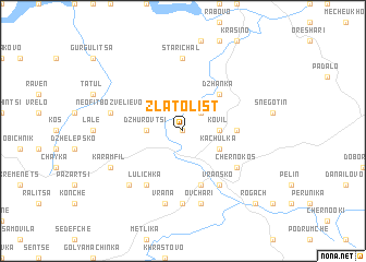 map of Zlatolist