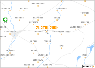 map of Zlatovrŭkh