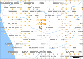 map of Zlāyā