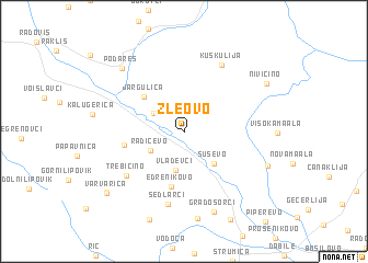 map of Zleovo