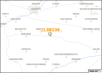 map of Zlobicha