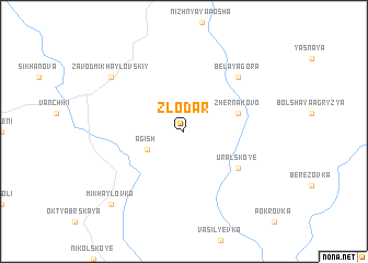 map of Zlodar\