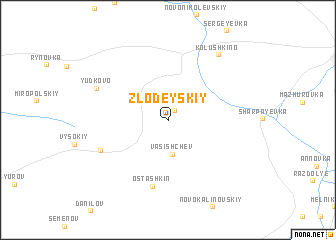 map of Zlodeyskiy