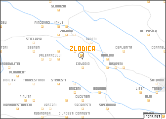 map of Zlodica