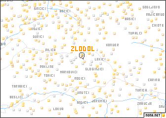 map of Zlodol