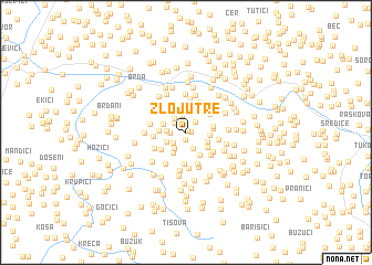 map of Zlojutre