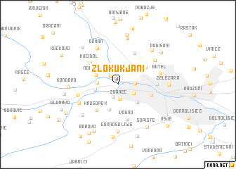 map of Zlokukjani