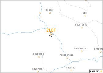 map of Zlot