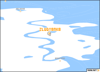 map of Zludyanka