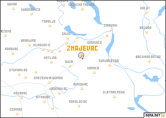 map of Zmajevac