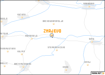 map of Zmajevo