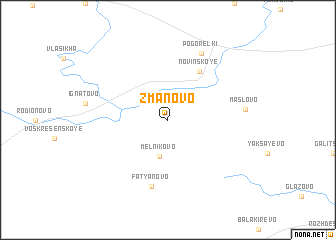 map of Zmanovo